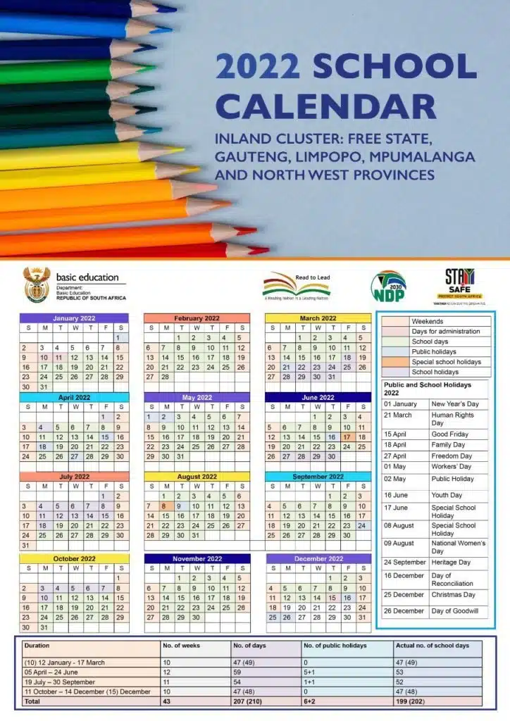 Here Are South Africa s New School Calendars The Panda